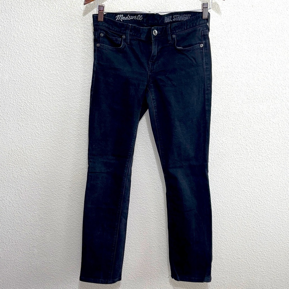 Madewell Black Rail Straight Leg Jeans